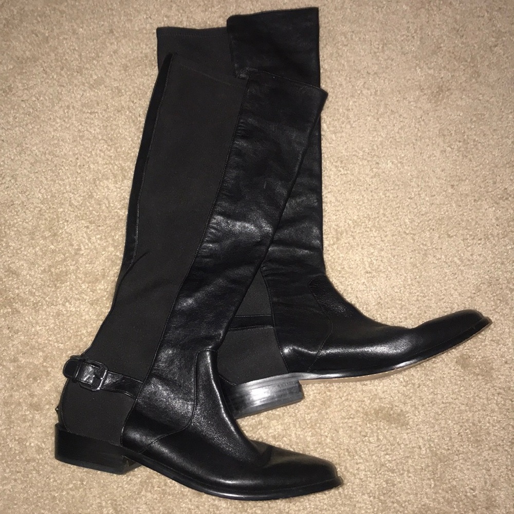 Coach leather boots